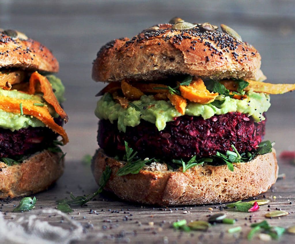 Beet burger