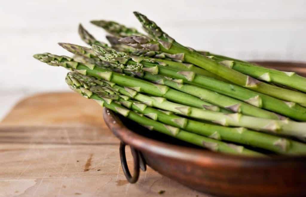Asparagus in a bowl