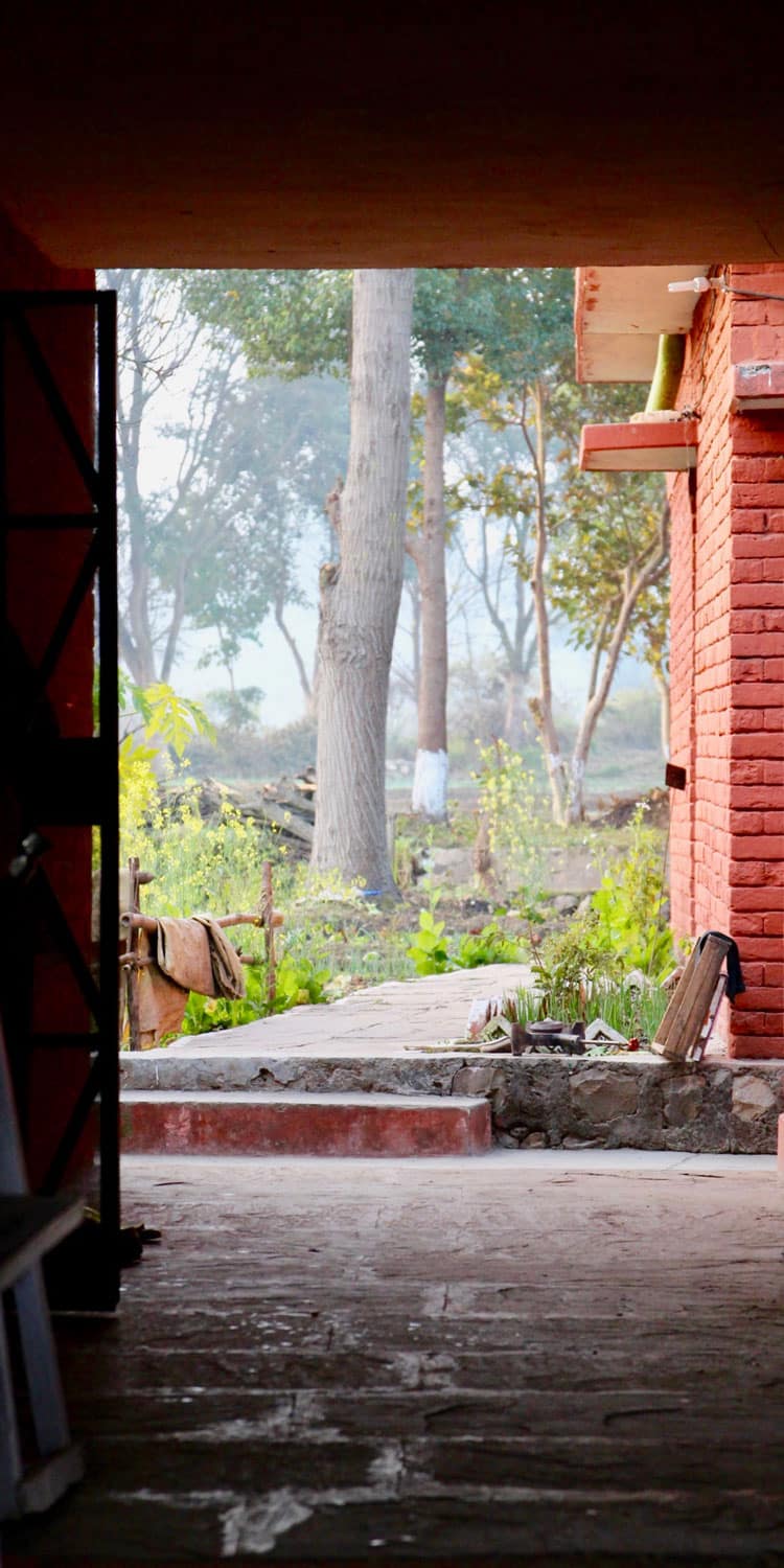 Leaving Navdanya.