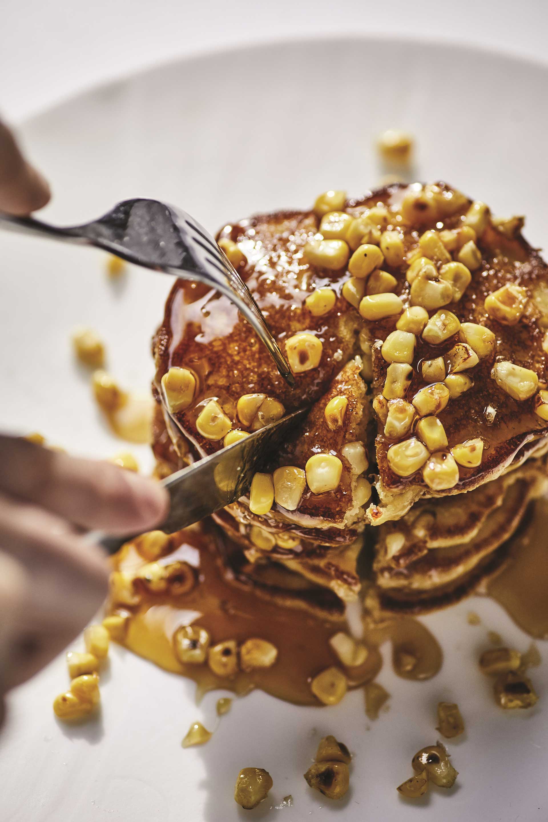 By Peter Frank Edwards. Corn Cakes a la Irma Rombauer.