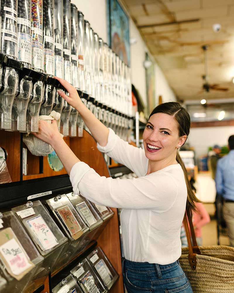 Zero waste blogger Kathryn Kellogg of Going Zero Waste